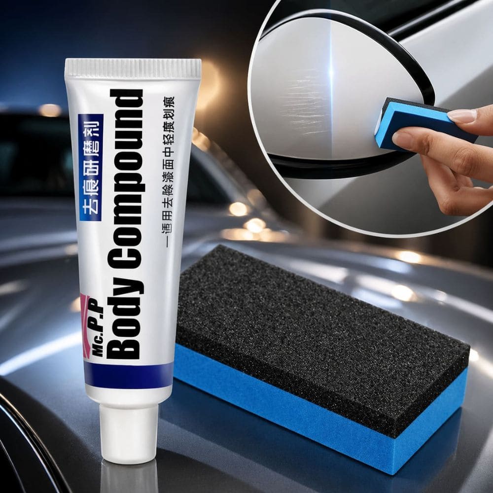 Car Scratch Remover Compound – Paint Scratch Repair Cream | Remove Scratches, Swirl Marks & Restore Car Shine Instantly