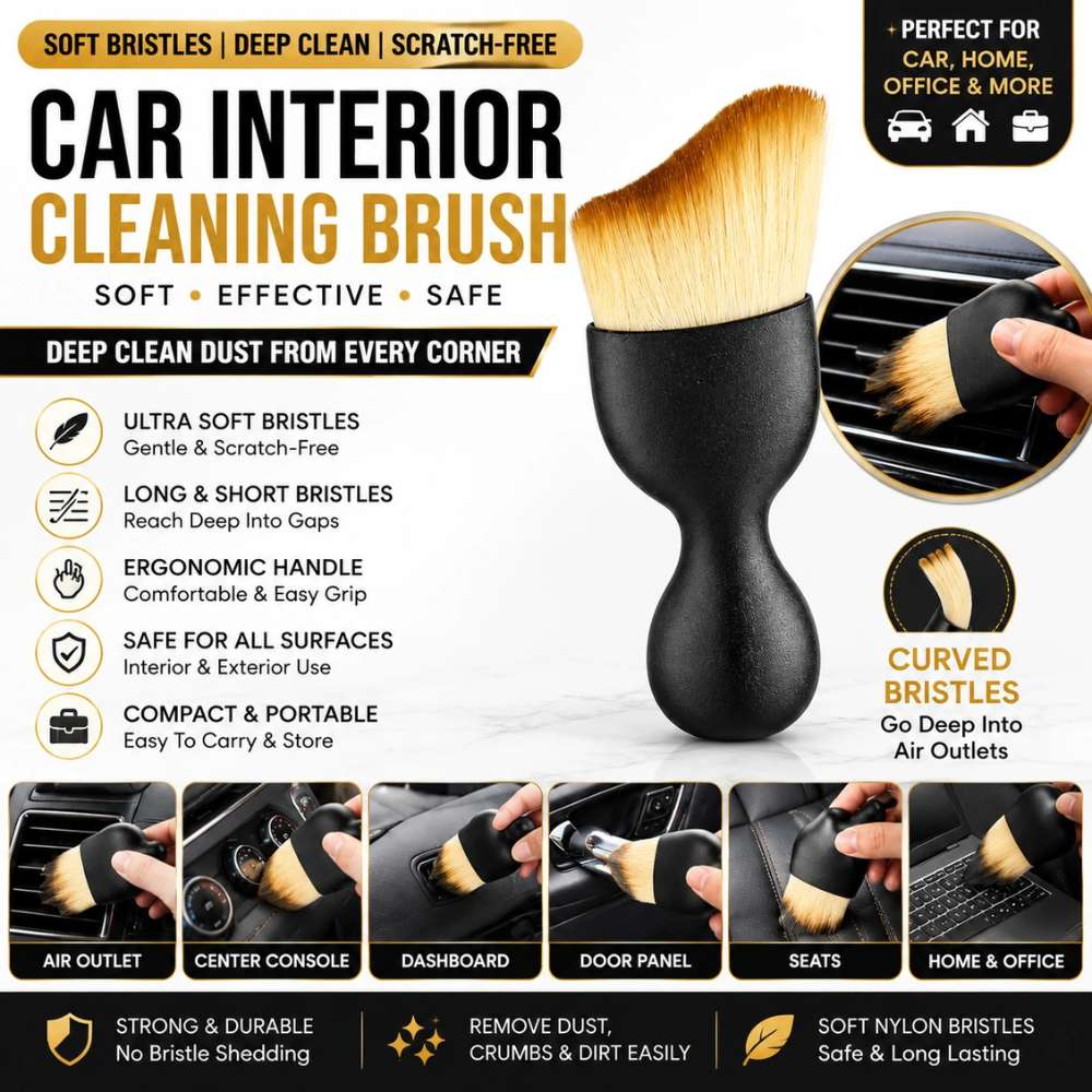 Car Interior Cleaning Brush - CarBro