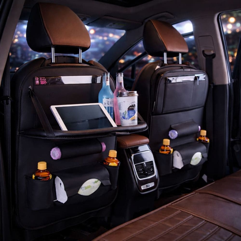 CARBRO.PK Car Back Seat Organizer – Multi - Pocket Storage with Tablet Holder | Keep Your Car Clean & Organized - CarBro