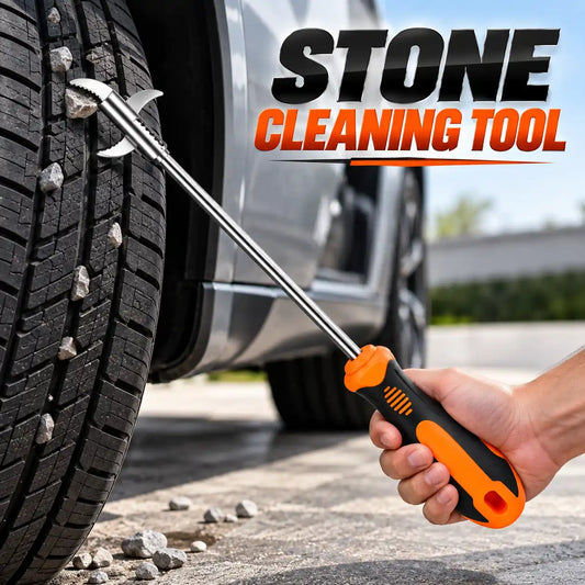 2 in 1 Stone Cleaning Tool Seat Belt Cutter & Built In Phillips Screwdriver