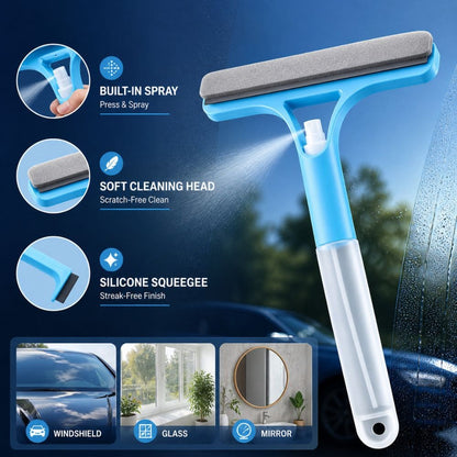 3 - In - 1 Cleaning Bundle – Spray Wiper + Extendable Microfiber Duster + Free Shampoo - CarBro