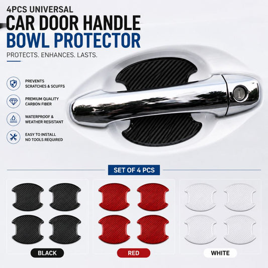 4PCS carbon fiber car door handle bowl protector
Car door handle scratch guard set
Universal door cup protector for cars
Carbon fiber handle protector sticker
Car paint protection accessory