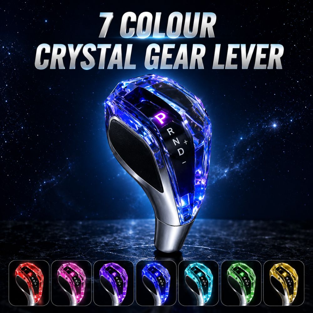 7 color crystal gear shift knob
LED crystal gear lever
Luxury crystal gear shifter
Premium illuminated gear knob
Car interior crystal gear lever