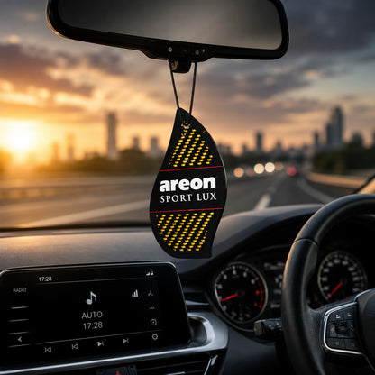 Areon car perfume
Sport Lux Gold
Hanging car air freshener
Premium car fragrance
Luxury car perfume
Long lasting car scent