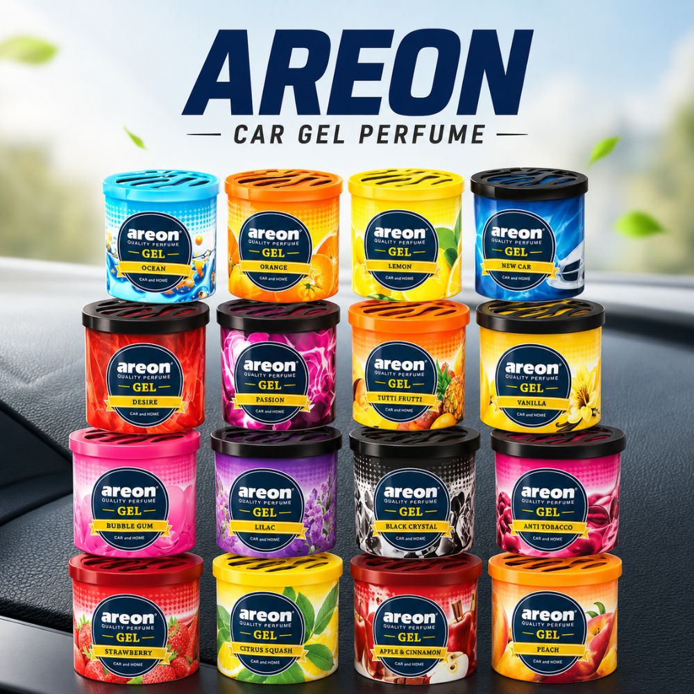 Areon Ocean Car Gel Perfume
Ocean fragrance car air freshener
Premium gel car perfume
Long lasting dashboard perfume
Areon gel air freshener for cars