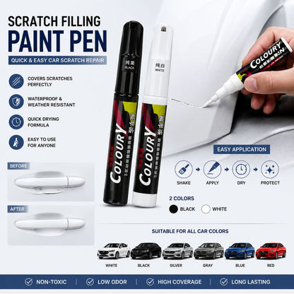 Car scratch repair paint pen in Pakistan
Touch up paint marker for car scratches
Car paint repair pen for minor scratches
Scratch filling paint pen | Carbro.pk
Vehicle touch up paint marker