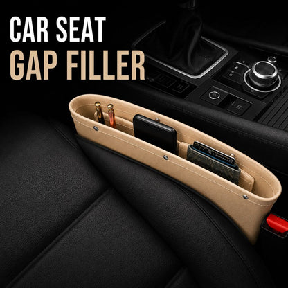 Car seat gap filler organizer
Seat side storage pocket
PU leather seat gap organizer
Car interior storage accessory
Universal seat gap filler