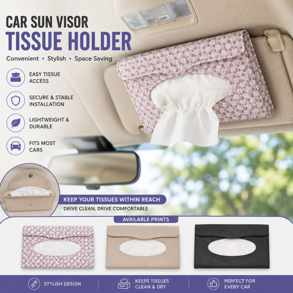 Car sun visor tissue holder
Universal car tissue organizer
Vehicle visor tissue dispenser
Car interior tissue holder
Space saving car tissue storage