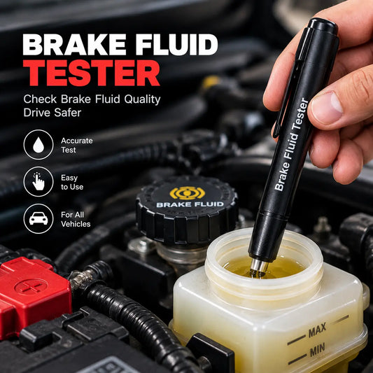 Digital Brake Fluid Tester Pen for Car & Motorcycle  Brake Fluid Quality Tester with LED Indicator