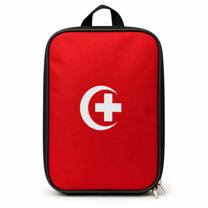 HIFAZ Drive First Aid Kit – 19 Essential Emergency Items | Compact Car Safety Kit | Travel, Home & Office Emergency Pouch