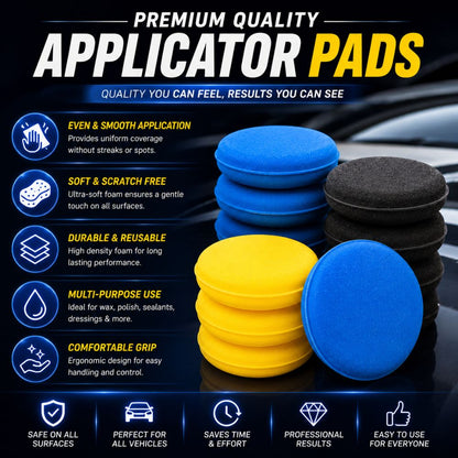 Premium car polishing applicator pads
Foam wax applicator pads
Car detailing foam sponge pads
Reusable polishing applicator pads
Soft scratch free car care pads