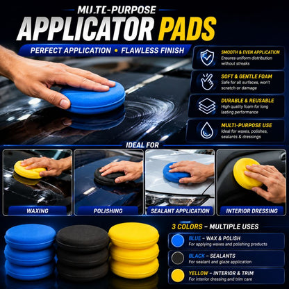 Premium car polishing applicator pads
Foam wax applicator pads
Car detailing foam sponge pads
Reusable polishing applicator pads
Soft scratch free car care pads