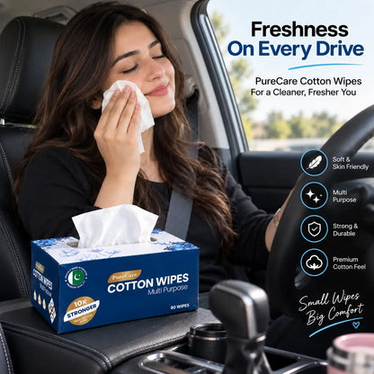 2 in 1 bundle 1 Soft & Gentle Facial Tissues and tissue box with clock