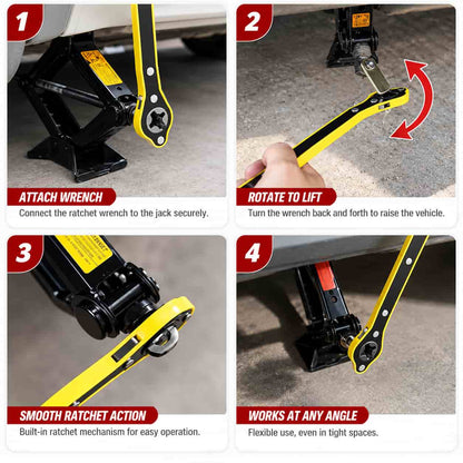 Smart Jack Wrench – Universal Car Jack Lifting Tool