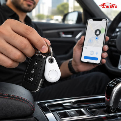 Smart Bluetooth GPS Tracker Key Finder & Anti-Lost Device  Mini Wireless Item Locator for Keys, Wallet, Bags, Pets & Everyday Essentials with Remote Selfie, Voice Recording & Long Battery Life