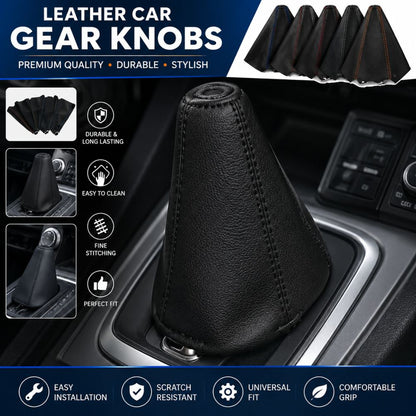 Universal leather gear knob cover
Car gear shift boot cover
Premium leather gear cover
Gear lever leather protector
Universal car gear knob cover