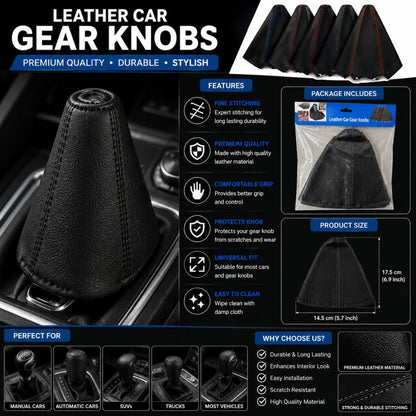 Universal leather gear knob cover
Car gear shift boot cover
Premium leather gear cover
Gear lever leather protector
Universal car gear knob cover