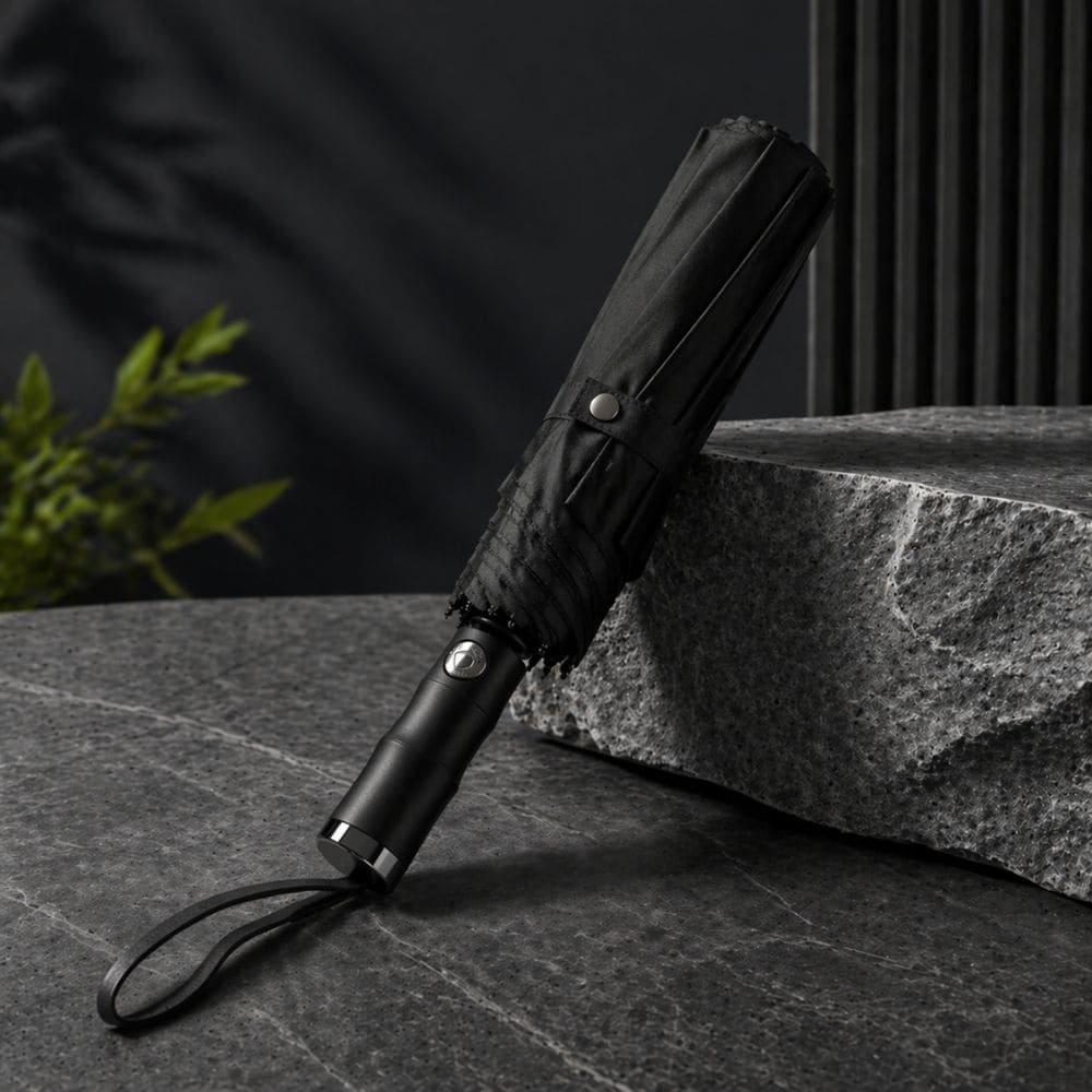 Auto Open/Close Luxury Umbrella – elegant Handle| UV & Rain Protection - CarBro
