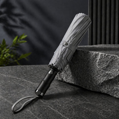 Auto Open/Close Luxury Umbrella – elegant Handle| UV & Rain Protection - CarBro