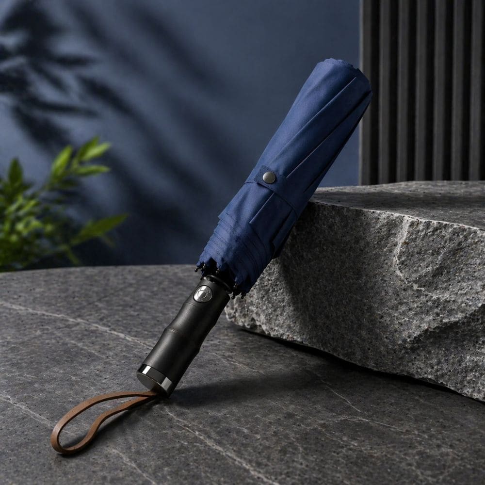 Auto Open/Close Luxury Umbrella – elegant Handle| UV & Rain Protection - CarBro