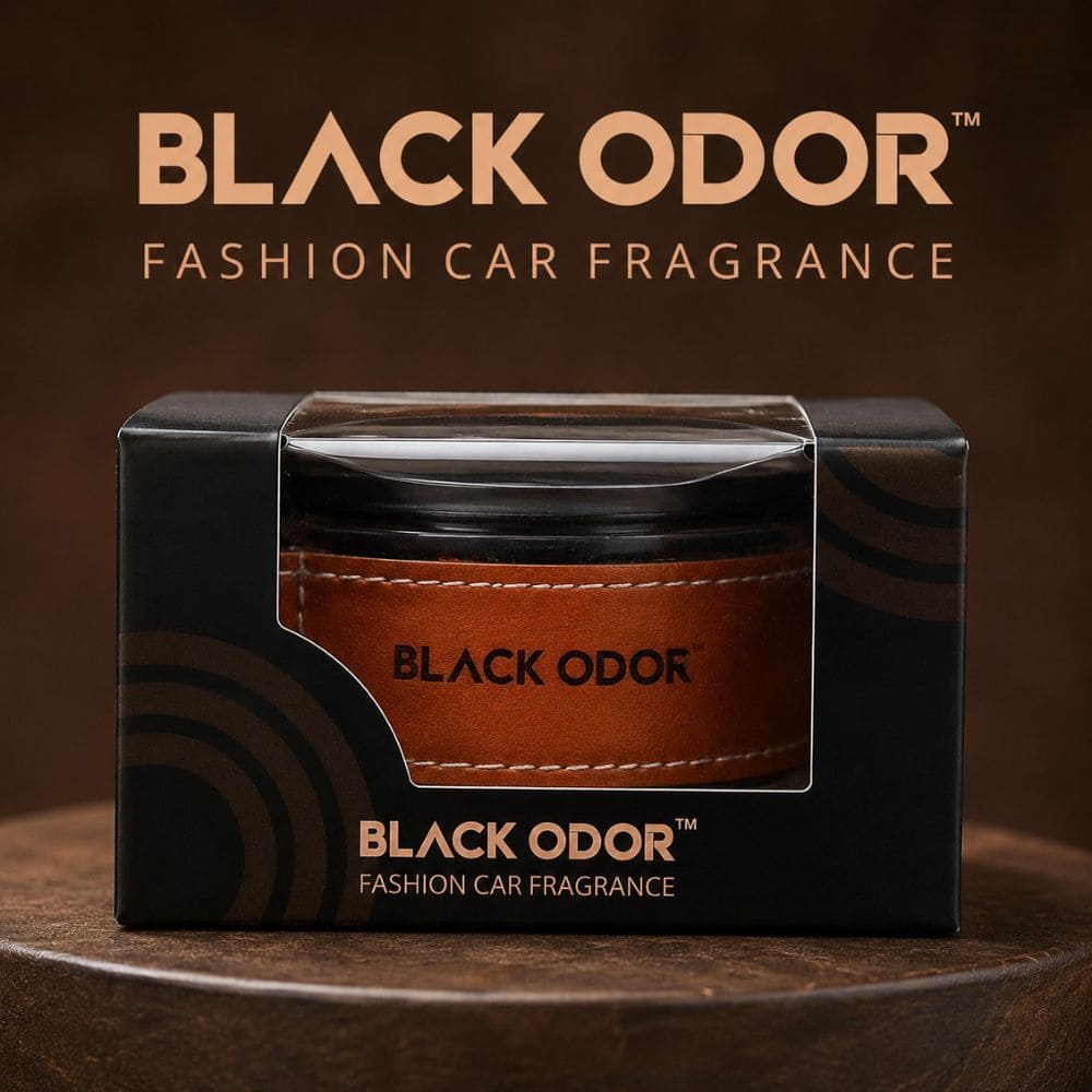 Black Odor Premium Car Fragrance – Long Lasting Air Freshener for Car Interior - CarBro
