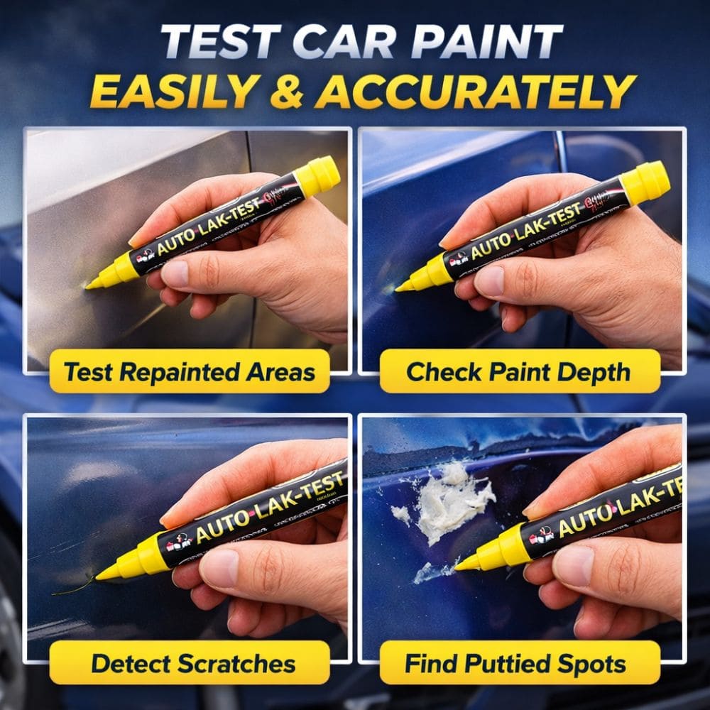Car Paint Tester Pen – Check Repaint & Scratches Instantly - CarBro