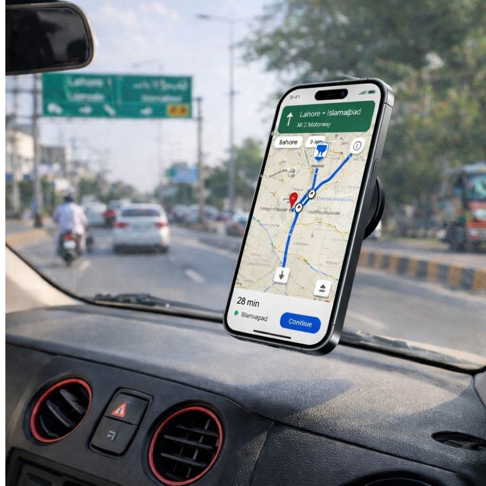 CarBro Magnetic Vacuum Phone Mount – Ultra Strong Grip Car Phone Holder - CarBro