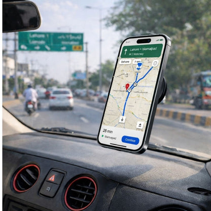CarBro Magnetic Vacuum Phone Mount – Ultra Strong Grip Car Phone Holder - CarBro