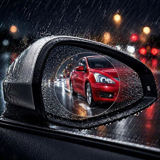 CARBRO.PK 2 Pcs Anti - Rain Rearview Mirror Film – Anti - Fog & Anti - Glare Protective Glass for Clear Driving View - CarBro