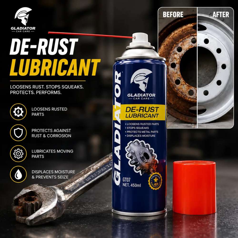 Gladiator De - Rust Lubricant Spray 450ML - CarBro