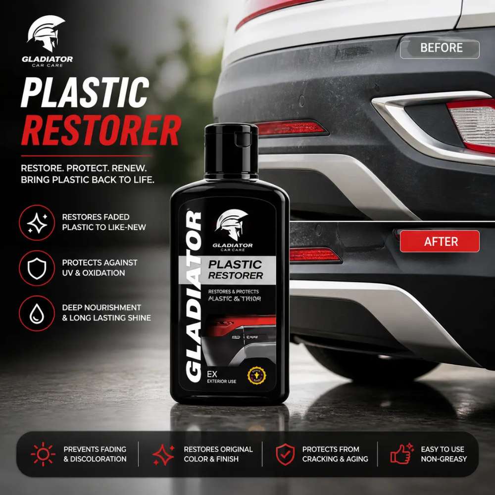 Gladiator Plastic Restorer Cream 300ML - CarBro