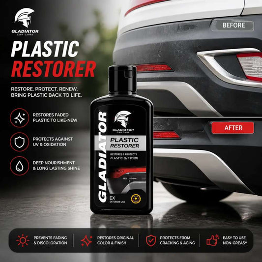 Gladiator Plastic Restorer Cream 300ML - CarBro