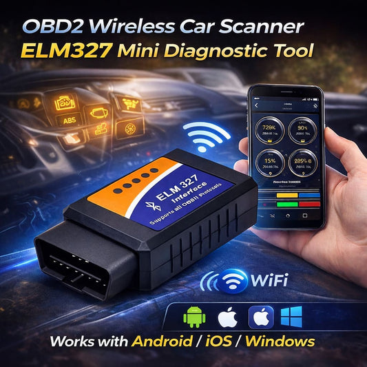 OBD2 Wireless Car Scanner – Auto Diagnostic Tool supports Android, iOS & Windows - CarBro