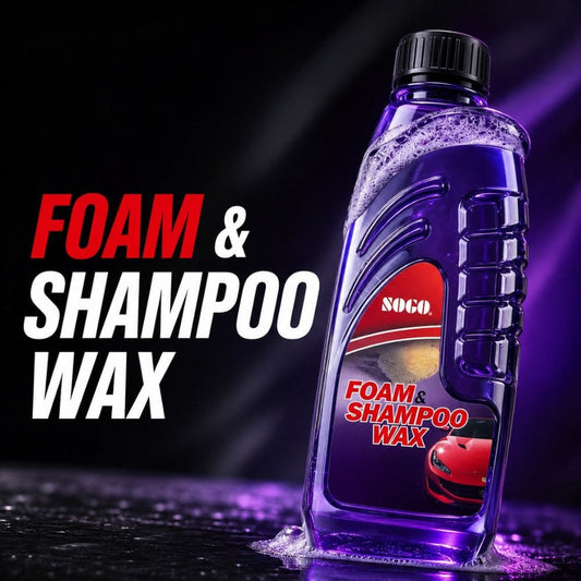 SOGO Foam & Shampoo Wax – Premium Car Wash Shampoo with Thick Foam & Protective Shine - CarBro